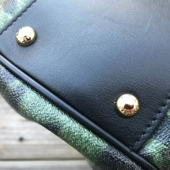 Dolce & Gabbana Women Handbag Green Animal Print M - Picture 8 of 14